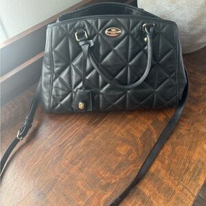 Coach Black Crossbody Bag Sleek Design